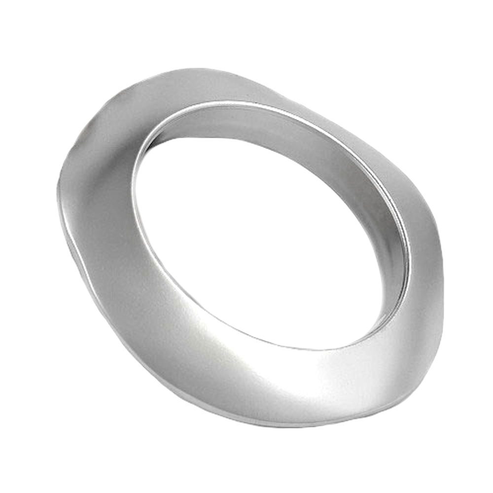 armreif kunststoff chrom silberfarben
